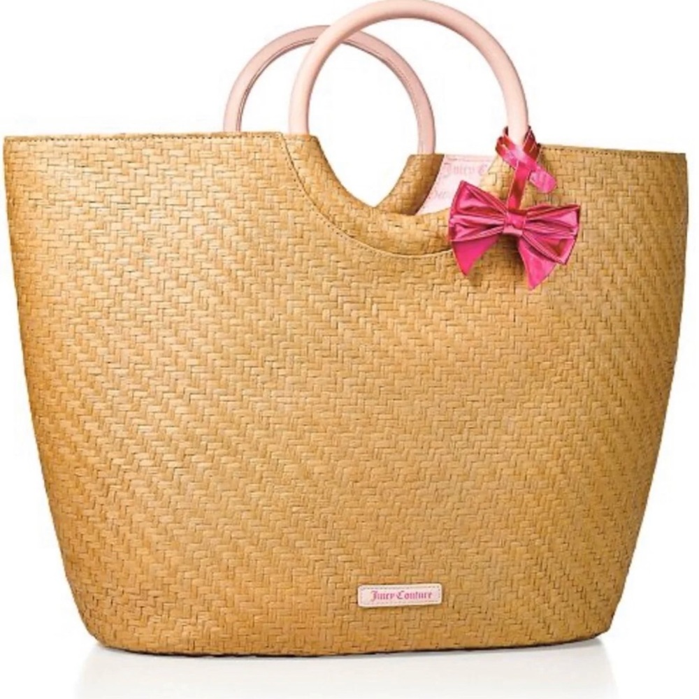 NWOT Juicy Couture beach bag with bow 🎀
